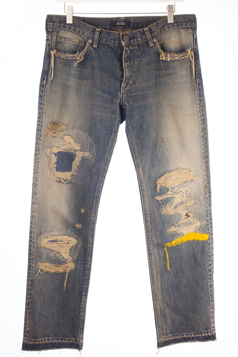 undercover distressed jeans