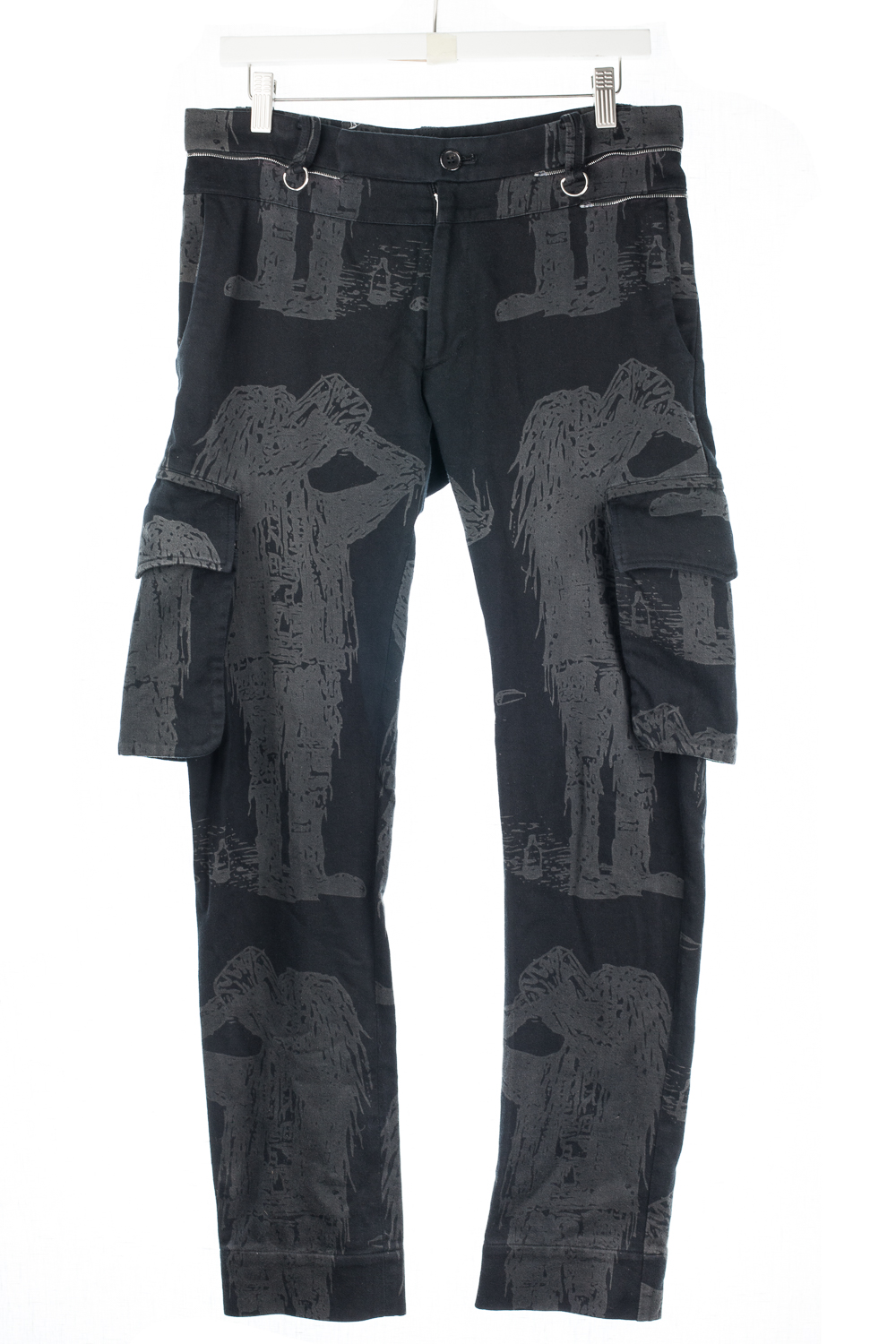 SS03 “Scab” Drunkard Print Cargo Pants | Horror Vacuo